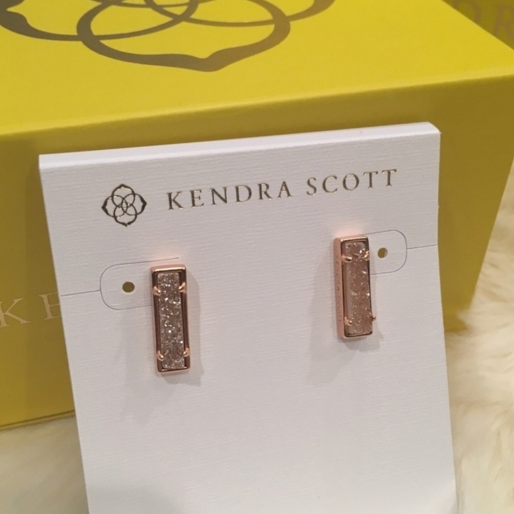 Kendra Scott sand druzy earrings